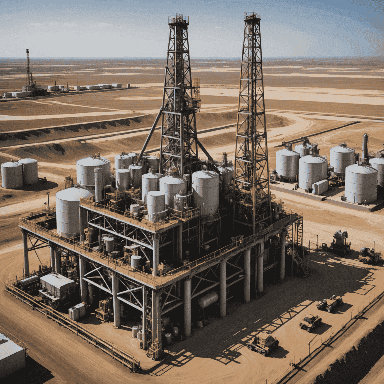 Diagram showing various production optimization techniques including artificial lift systems and flow assurance methods in an oil field setting